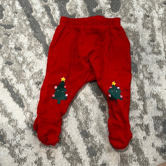 Old Navy Other - Red Christmas tree pants detail 0-3 months